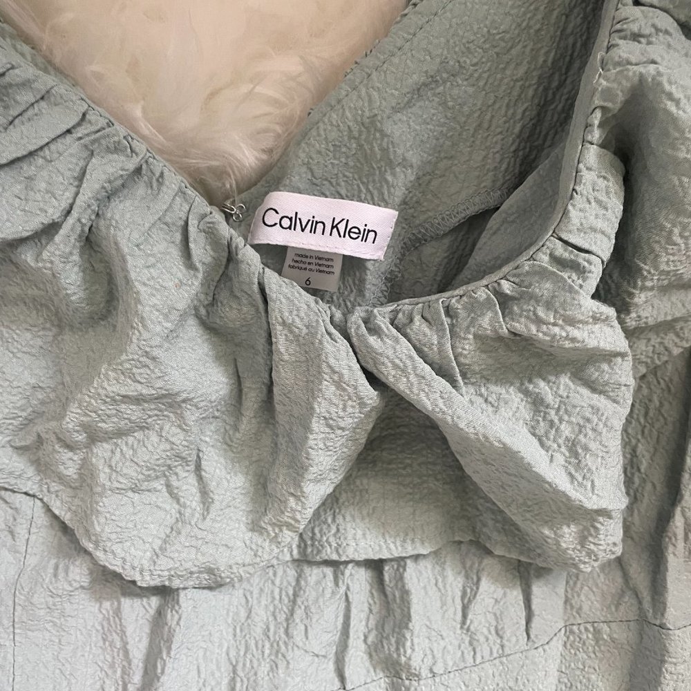 Calvin Klein Ruffle Dress - Picture 2 of 3